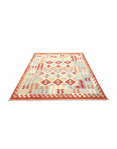 Tappeto Kilim Afghanistan bianco 155x203