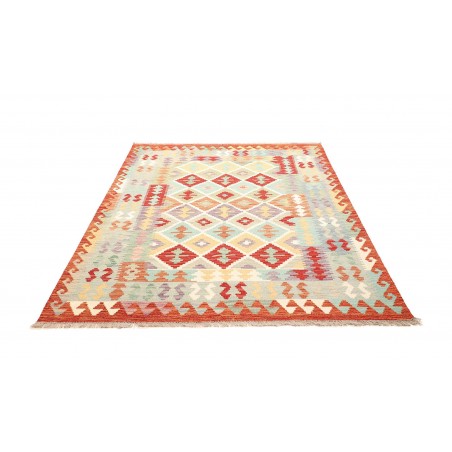 Tappeto Kilim Afghanistan bianco 155x203