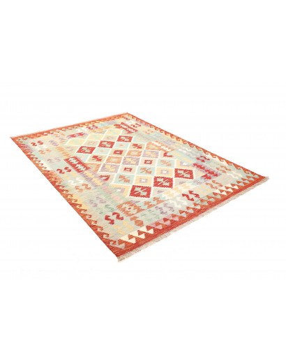 Tappeto Kilim Afghanistan bianco 155x203