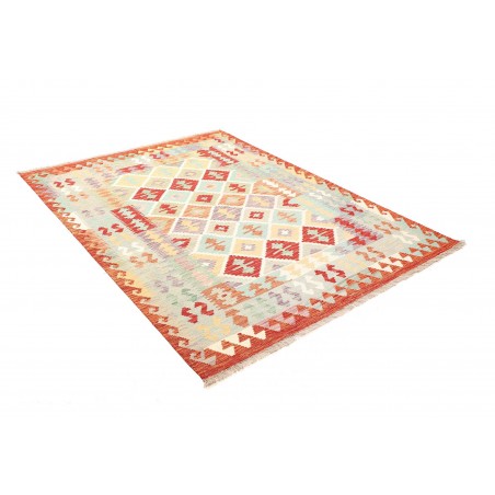 Tappeto Kilim Afghanistan bianco 155x203