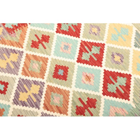 Tappeto Kilim Afghanistan bianco 155x203
