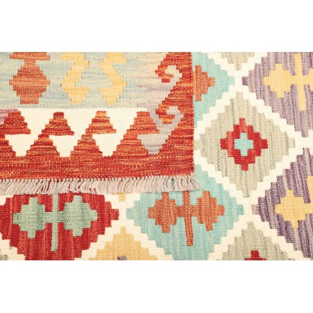 Tappeto Kilim Afghanistan bianco 155x203