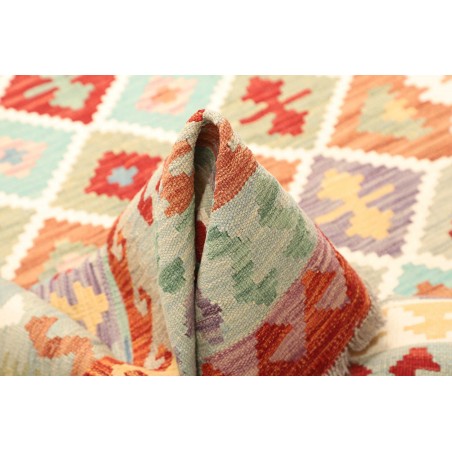 Tappeto Kilim Afghanistan bianco 155x203