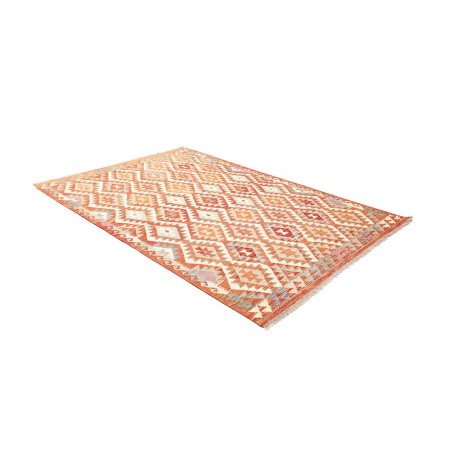 Tappeto Kilim Afghanistan bianco marrone 173x249