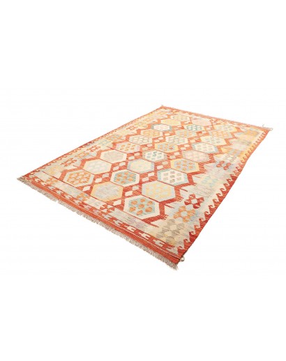 Tappeto Kilim Afghanistan giallo 173x240