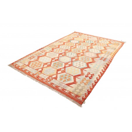 Tappeto Kilim Afghanistan giallo 173x240