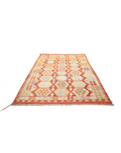 Tappeto Kilim Afghanistan giallo 173x240