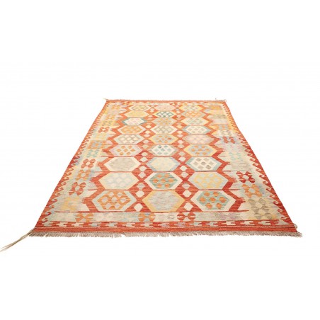 Tappeto Kilim Afghanistan giallo 173x240