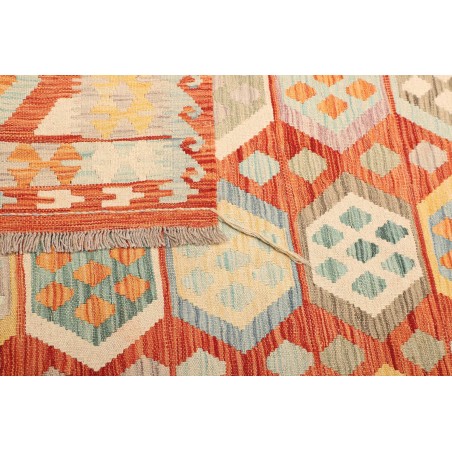 Tappeto Kilim Afghanistan giallo 173x240