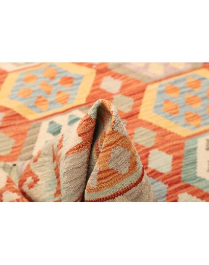 Tappeto Kilim Afghanistan giallo 173x240