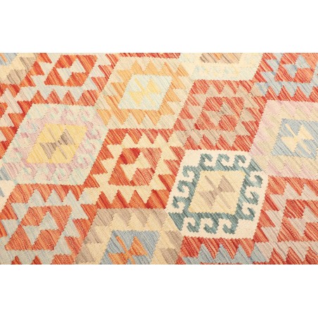 Tappeto Kilim Afghanistan giallo rosso 178x240