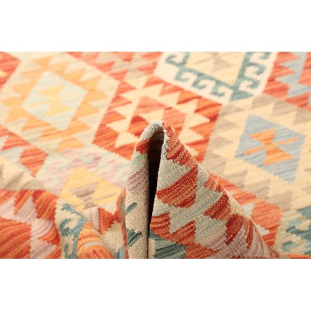 Tappeto Kilim Afghanistan giallo rosso 178x240