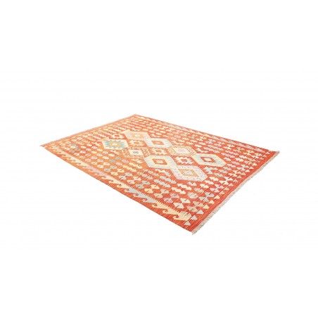Tappeto Kilim Afghanistan marrone giallo 176x240