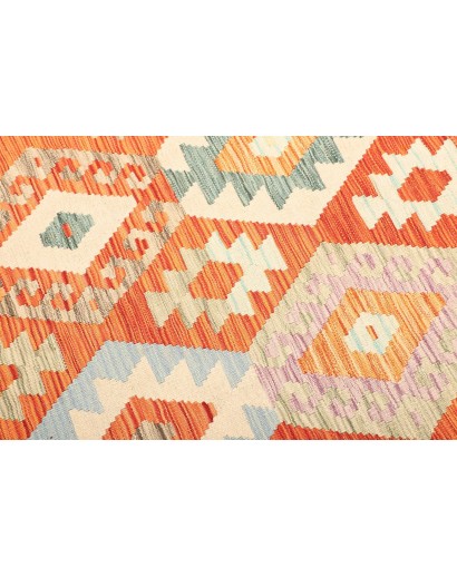 Tappeto Kilim Afghanistan marrone giallo 176x240