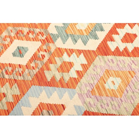 Tappeto Kilim Afghanistan marrone giallo 176x240
