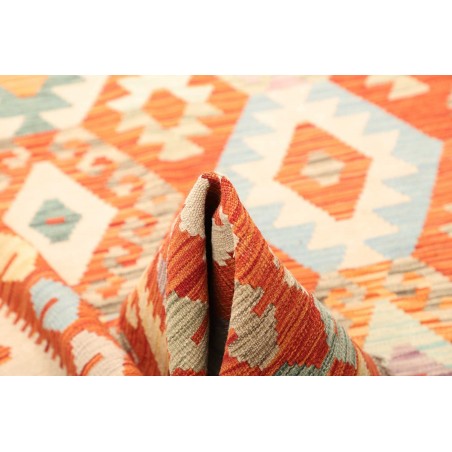 Tappeto Kilim Afghanistan marrone giallo 176x240