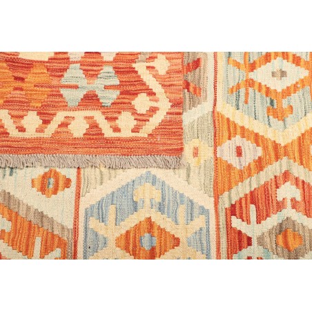 Tappeto Kilim Afghanistan giallo arancione 173x233