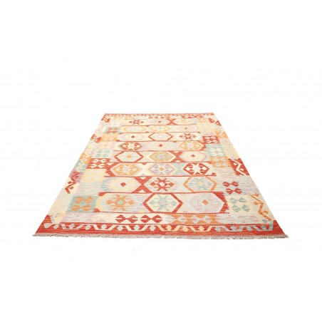 Tappeto Kilim Afghanistan bianco 169x246