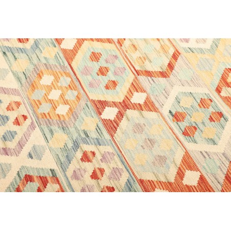 Tappeto Kilim Afghanistan giallo arancione 173x234