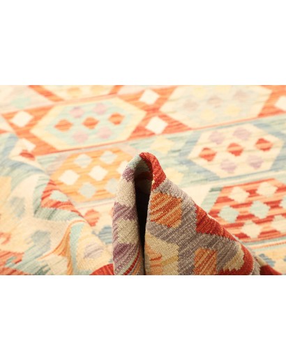 Tappeto Kilim Afghanistan giallo arancione 173x234
