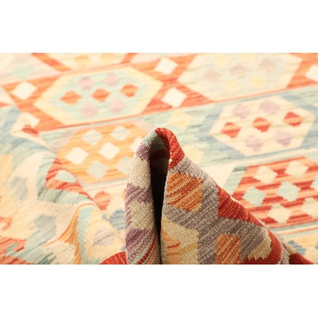 Tappeto Kilim Afghanistan giallo arancione 173x234