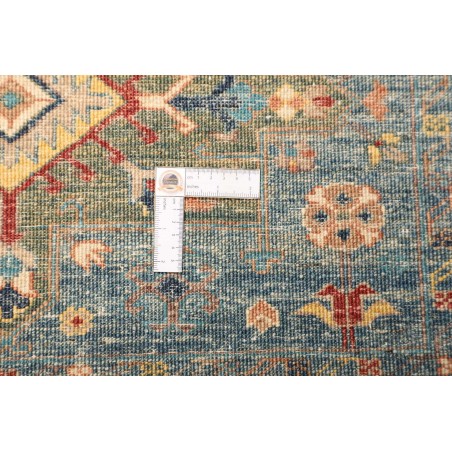 Tappeto Tribal Pakistan bianco azzurro 102x157