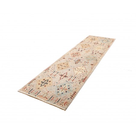 Tappeto Tribal Pakistan beige marrone 80x295