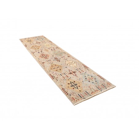 Tappeto Tribal Pakistan beige marrone 80x295