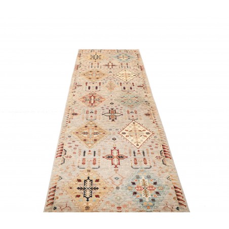 Tappeto Tribal Pakistan beige marrone 80x295