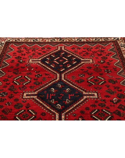 Tappeto Shiraz Persia marrone giallo 170x248