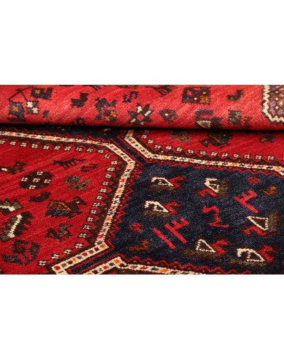 Tappeto Shiraz Persia marrone giallo 170x248