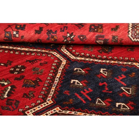 Tappeto Shiraz Persia marrone giallo 170x248