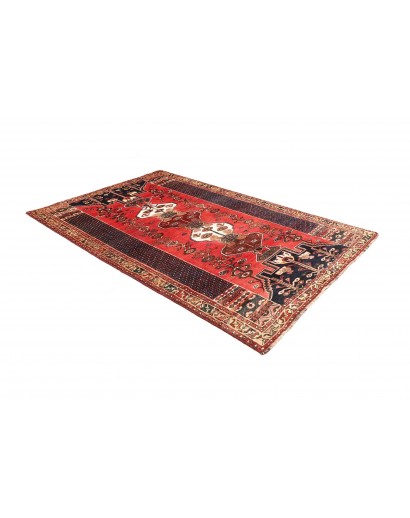 Tappeto Shiraz Persia rosso verde 163x260