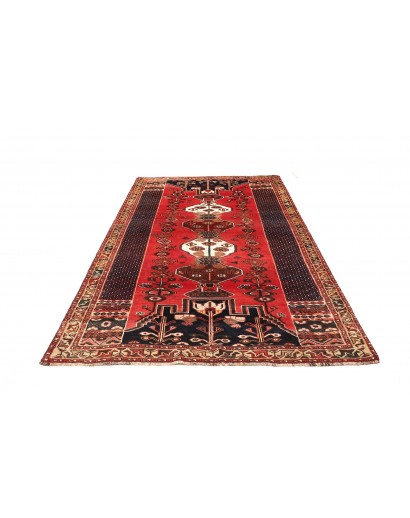 Tappeto Shiraz Persia rosso verde 163x260