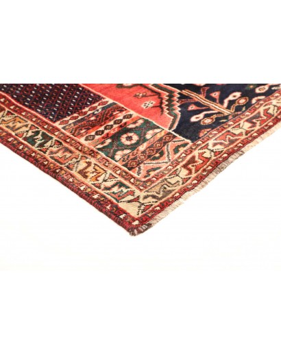Tappeto Shiraz Persia rosso verde 163x260