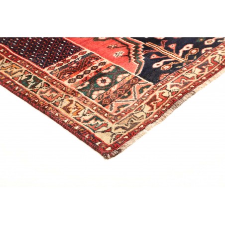Tappeto Shiraz Persia rosso verde 163x260