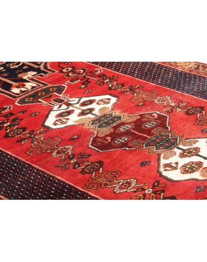 Tappeto Shiraz Persia rosso verde 163x260