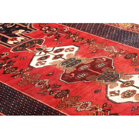 Tappeto Shiraz Persia rosso verde 163x260