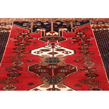 Tappeto Shiraz Persia rosso verde 163x260