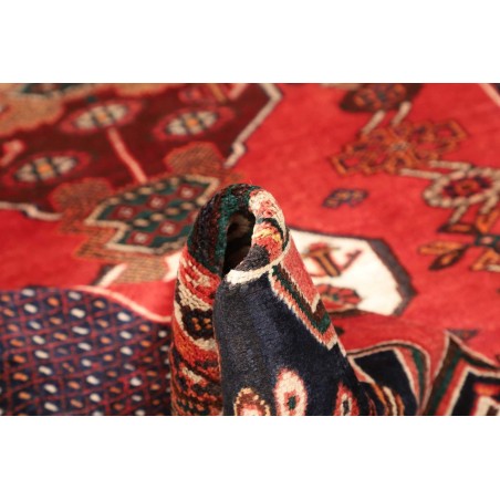 Tappeto Shiraz Persia rosso verde 163x260