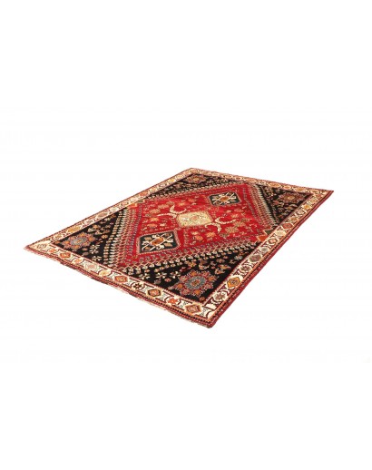 Tappeto Shiraz Persia marrone giallo 183x260