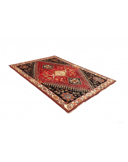 Tappeto Shiraz Persia marrone giallo 183x260