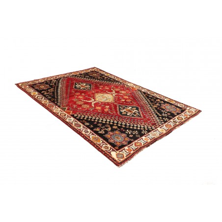 Tappeto Shiraz Persia marrone giallo 183x260