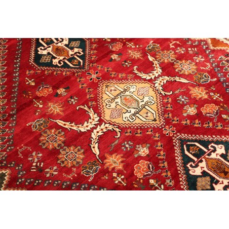 Tappeto Shiraz Persia marrone giallo 183x260