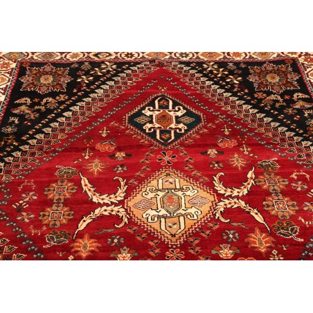 Tappeto Shiraz Persia marrone giallo 183x260