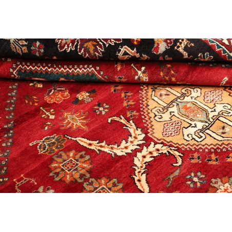 Tappeto Shiraz Persia marrone giallo 183x260