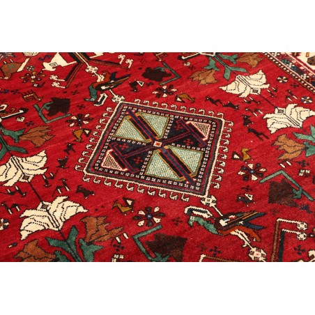 Tappeto Shiraz Persia rosso grigio 175x260