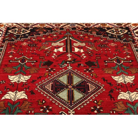 Tappeto Shiraz Persia rosso grigio 175x260