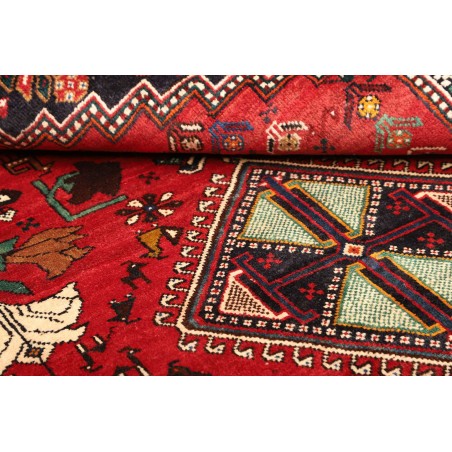 Tappeto Shiraz Persia rosso grigio 175x260