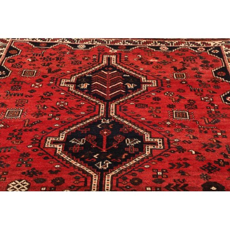 Tappeto Shiraz Persia rosso marrone 177x245